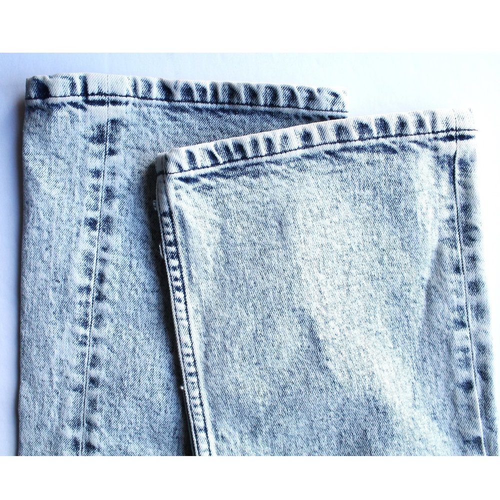 A.L.C. Charlie High Waisted Jean 34"/ Size 26 / Blue Acid Wash Slim - Picture 11 of 12